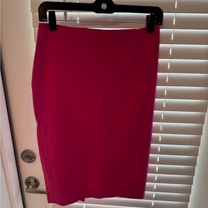 Express Pink Pencil Skirt Knee-length for Work